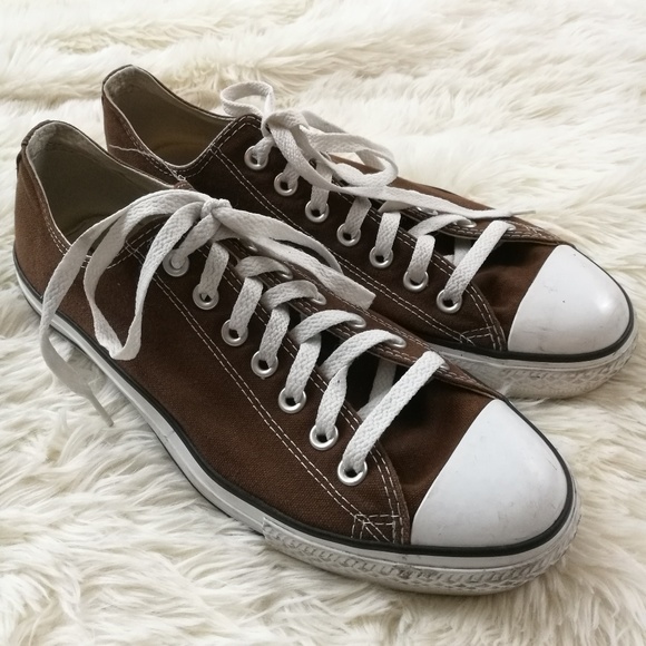 Converse Other - CONVERSE All Star Low Tops Brown Mens 9 Womens 11